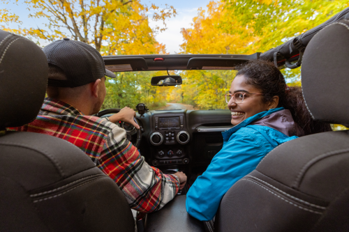 Smiling while on tour with Cape Breton Backcountry Adventures. 