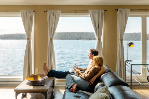 A view of the water from Albert's Inn