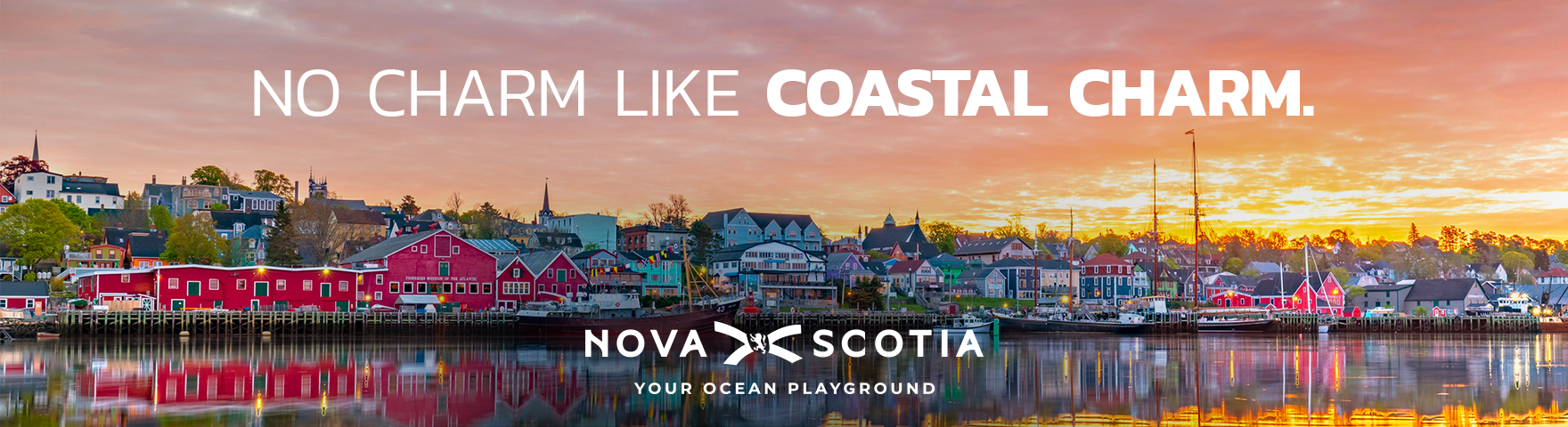 Lunenburg billboard image for advertising Nova Scotia