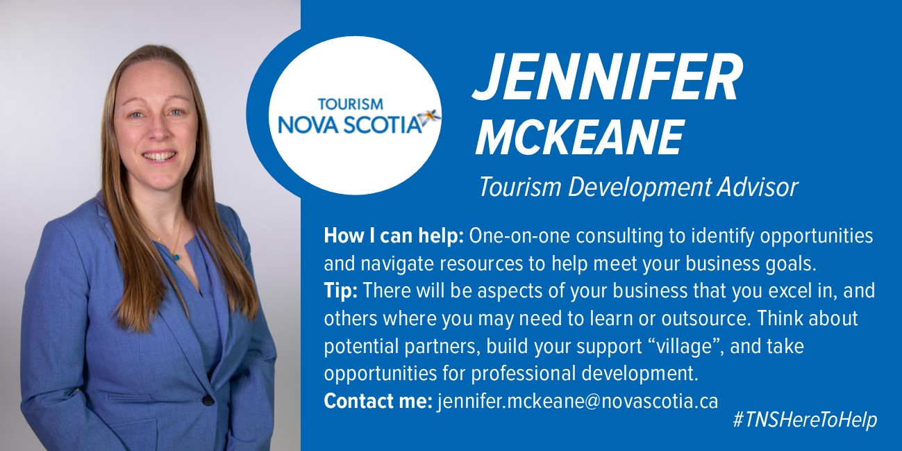 #TNSHereToHelp Jennifer McKeane, Tourism Development Advisor