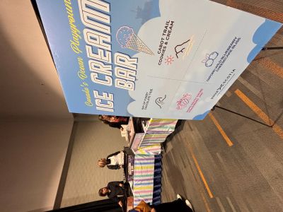 Ice cream bar the the Atlantic Canada Showcase. 