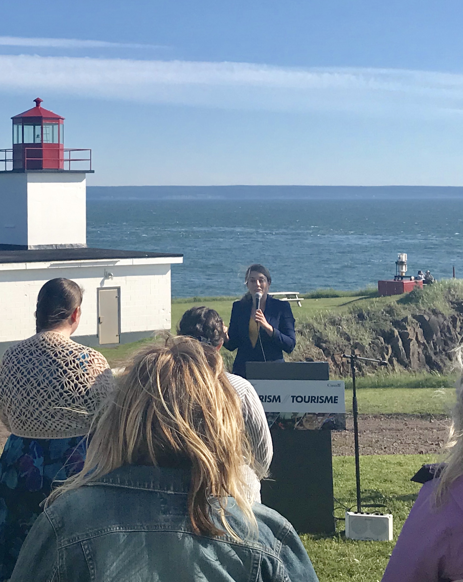 Melanie Joly, Minister of Tourism, Cape d'Or, Nova Scotia