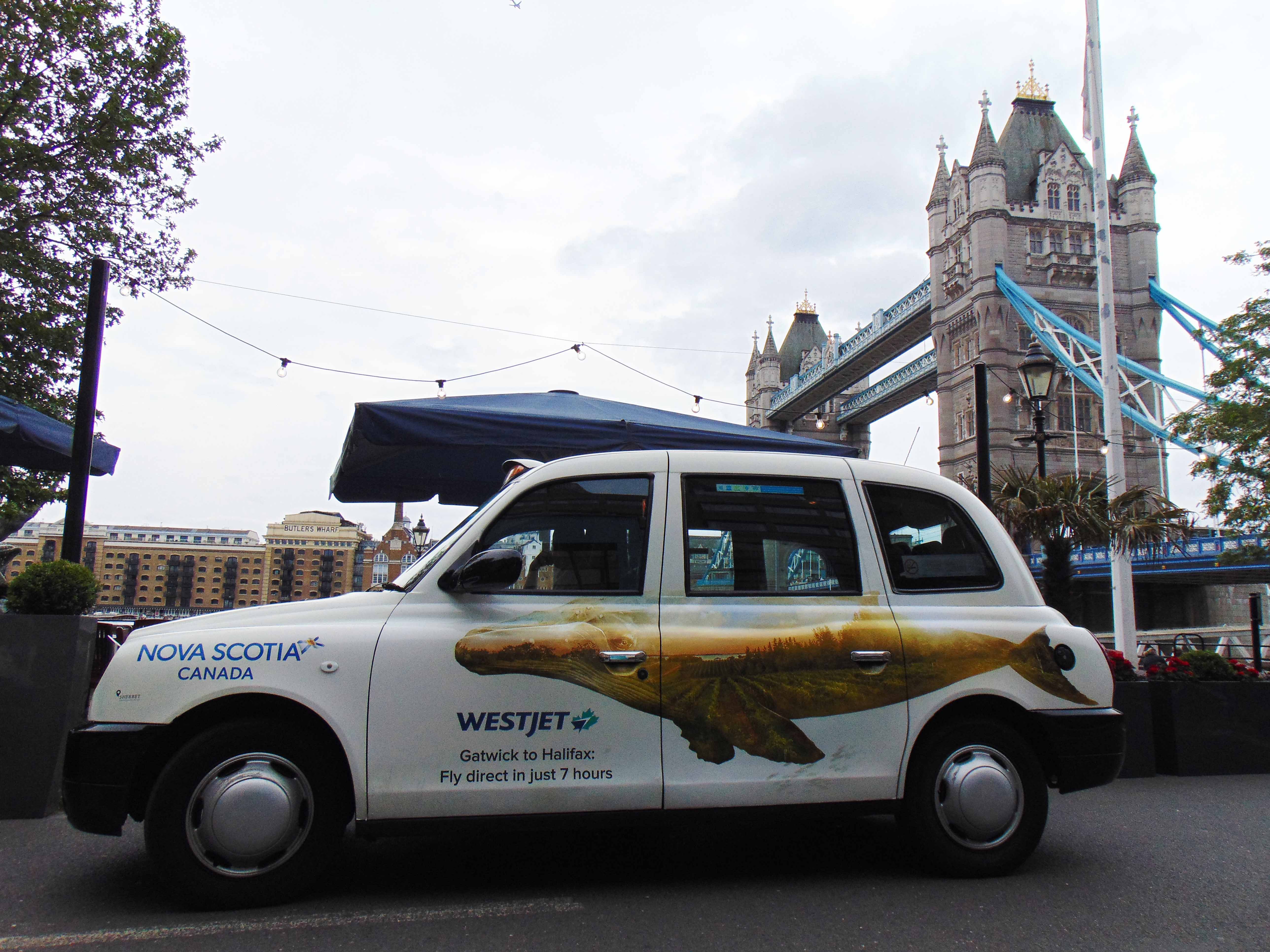 Nova Scotia branded London Taxi