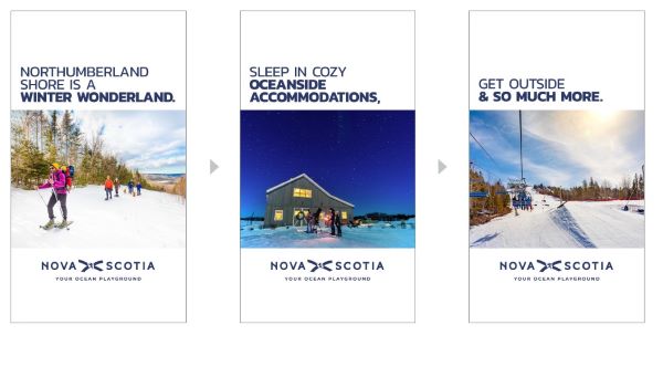 Digital ads for CTC winter campaign. 