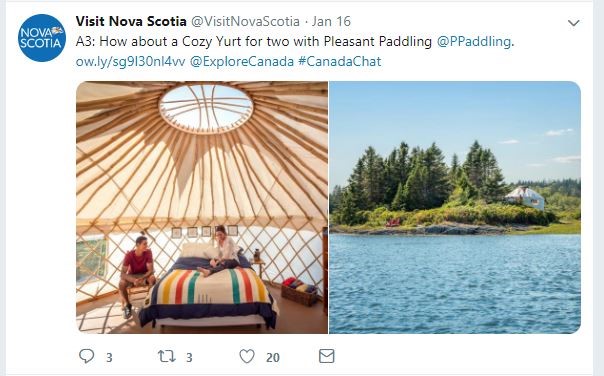 TNS Pleasant Paddling Cozy Yurt for Two post on #CanadaChat