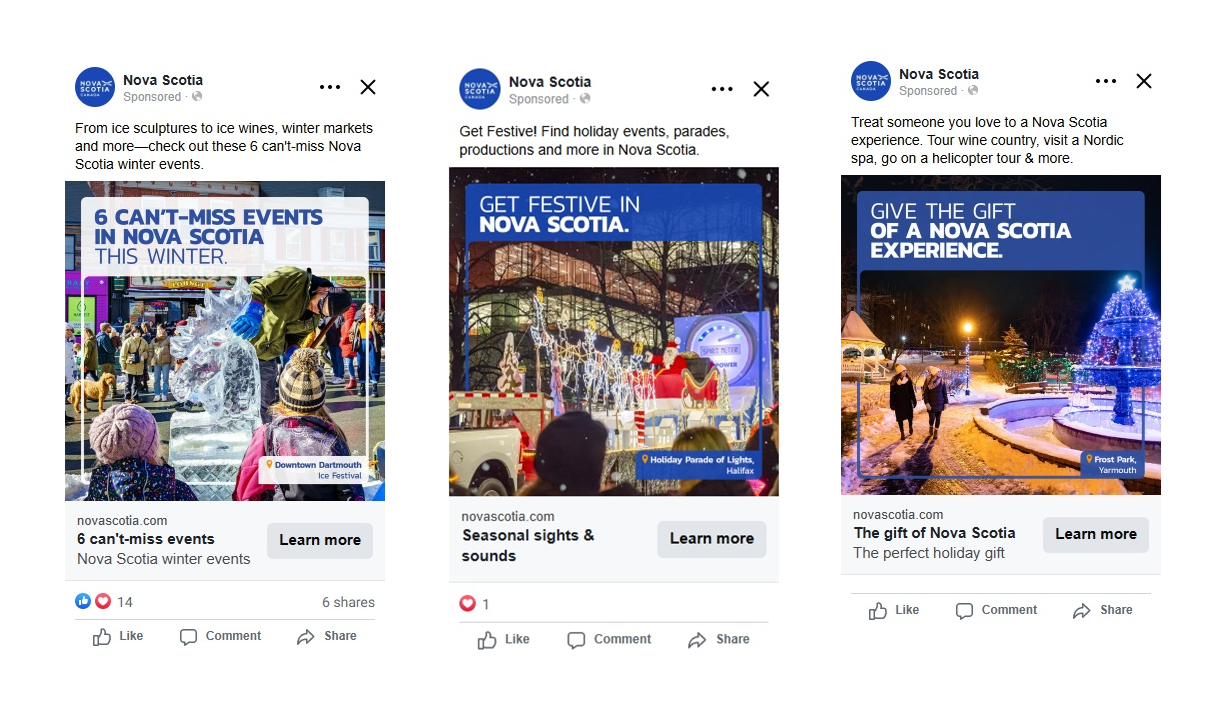 Pre-holiday blogs ads group 1