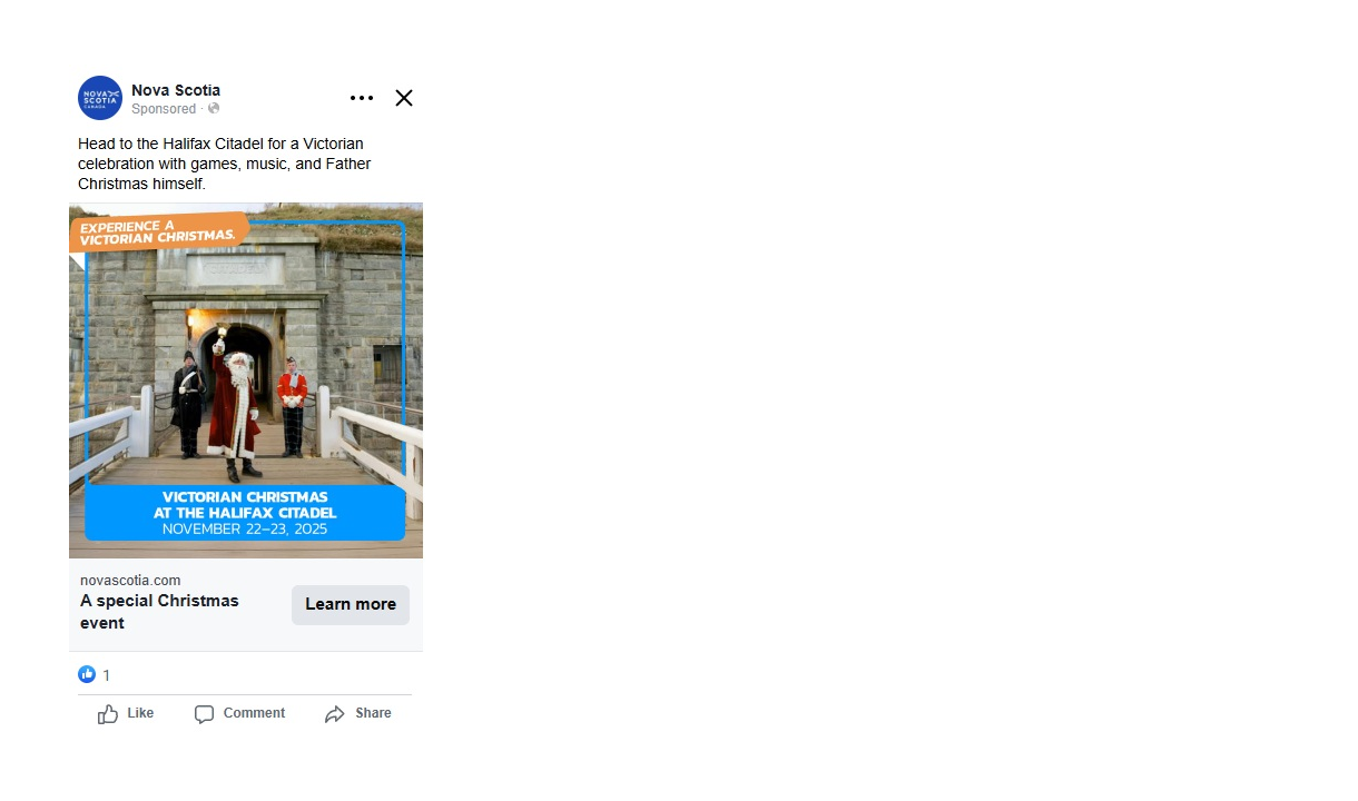 Pre-holiday events ads group 3