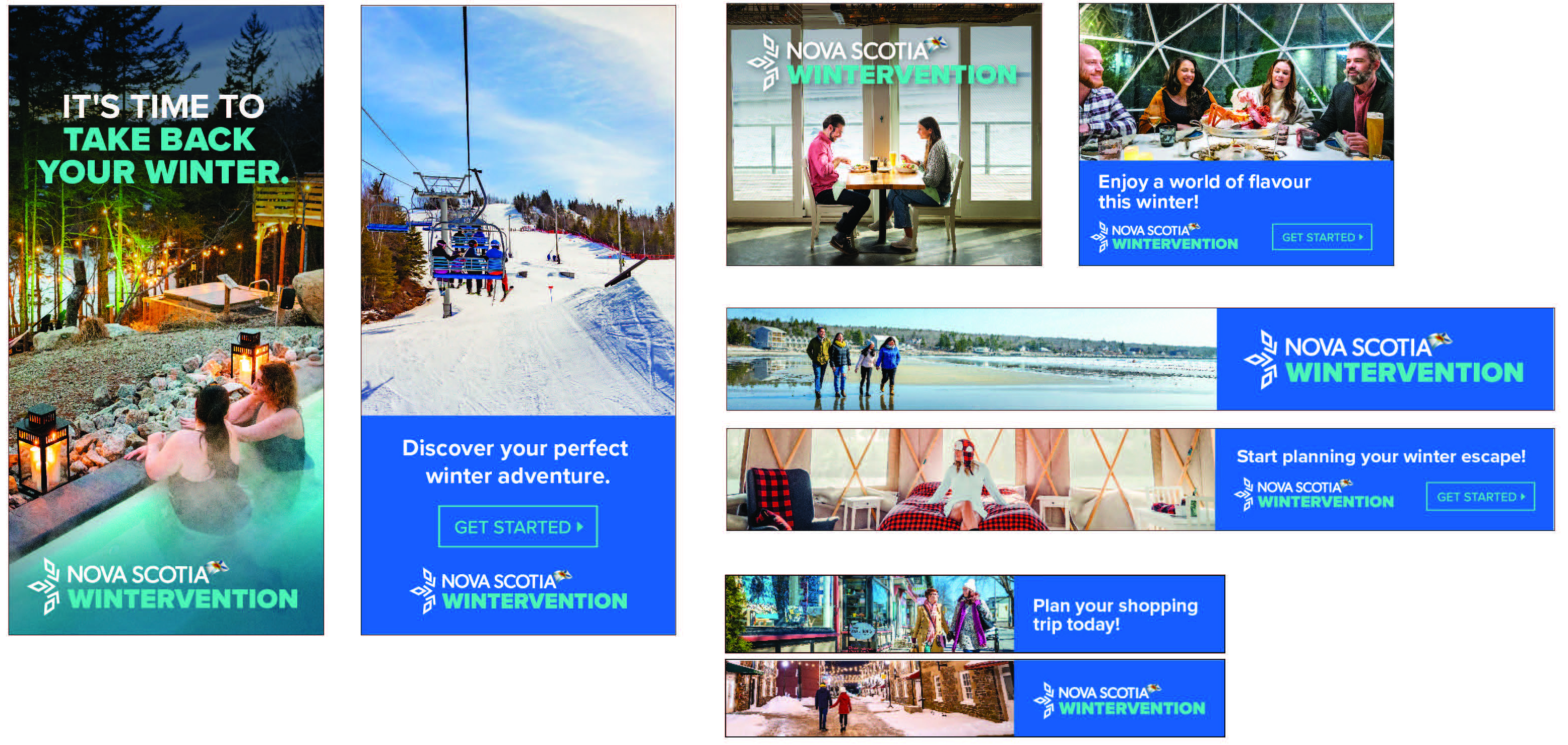 Sampling of digital ad layouts