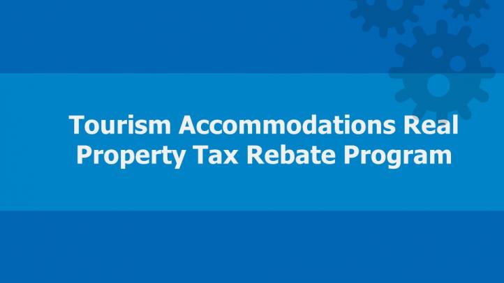 Tourism Accommodations Real Property Tax Rebate Program