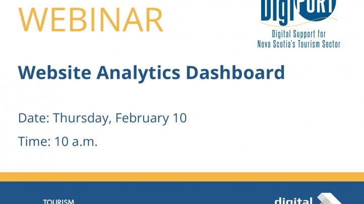 Webinar: Website Analytics Dashboard Thursday, February 10 at 10a.m.