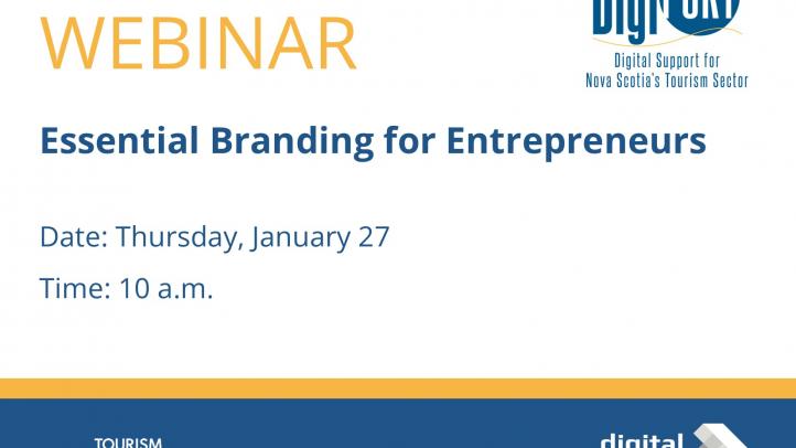 Webinar: Essential Branding for Entrepreneurs Thursday, January 27 at 10am