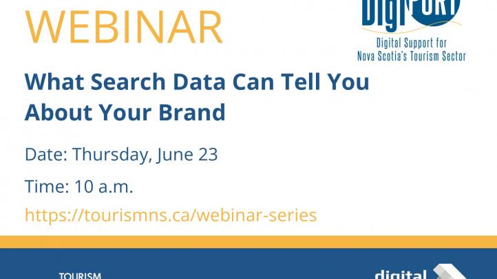 Webinar: What Search Data  Can Tell You about Your Brand. Thursday, June 23 at 10 am