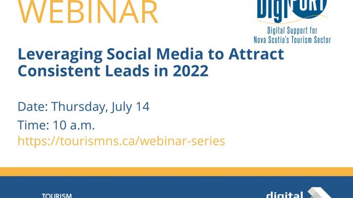 Webinar Leveraging Social Media to Attract Leads Thursday, July 14 10am