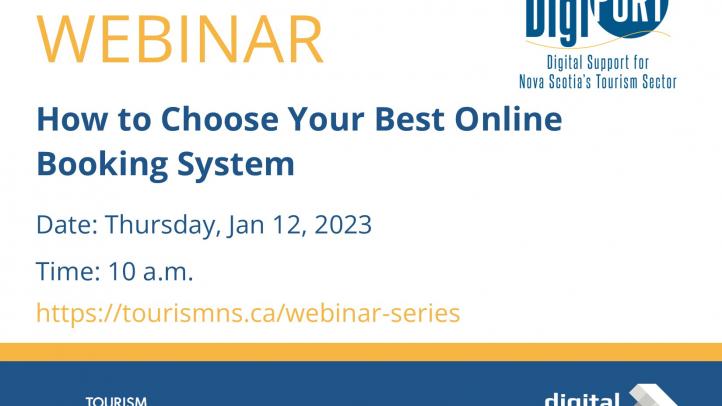 Webinar: How to Choose Your Best Online Booking System Thursday, January 12 at 10am.