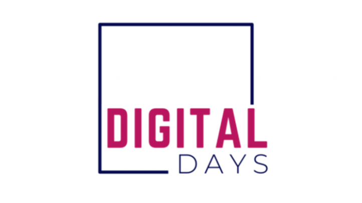 Digital Days Logo in Purple and Pink text