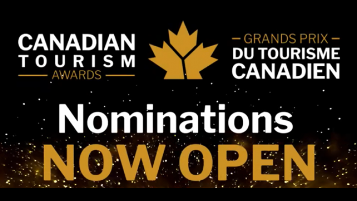 Graphic with logo for the Canadian Tourism Awards