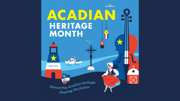 Acadian Heritage Month 2025 Logo