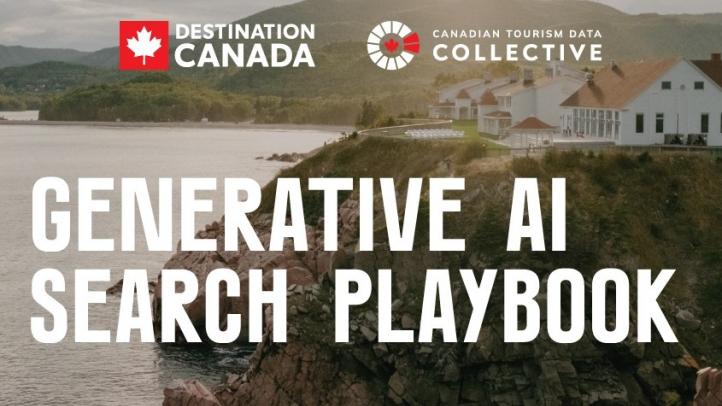 Image of Keltic Lodge with text saying Generative AI Search Playbook