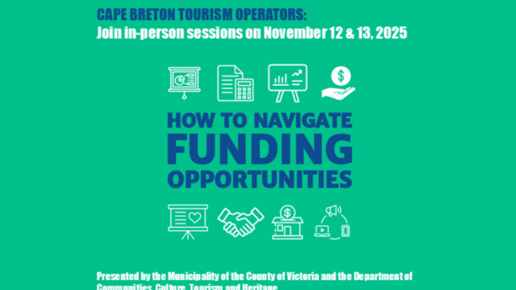 Victoria County sessions on How to Navigate Funding Opportunities with the Government. 
