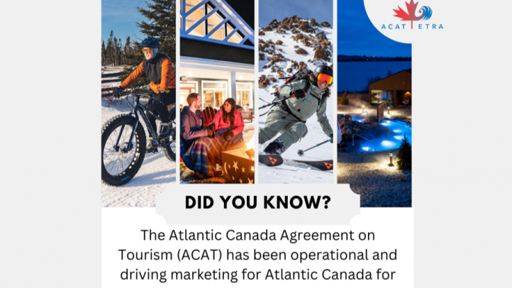 ACAT slide with winter images from Atlantic Provinces and the ACAT logo. 