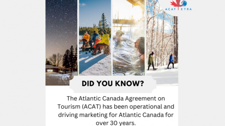 ACAT slide with images from Atlantic Provinces and the ACAT logo. 