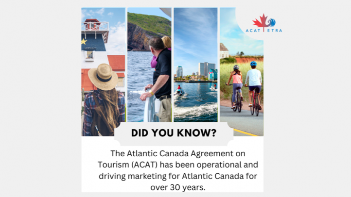 ACAT slide with images from Atlantic Provinces and the ACAT logo. 