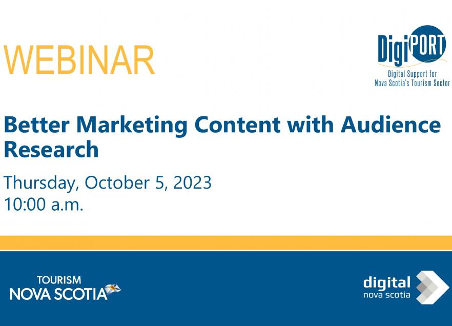 Webinar: Better Marketing Content with Audience Research