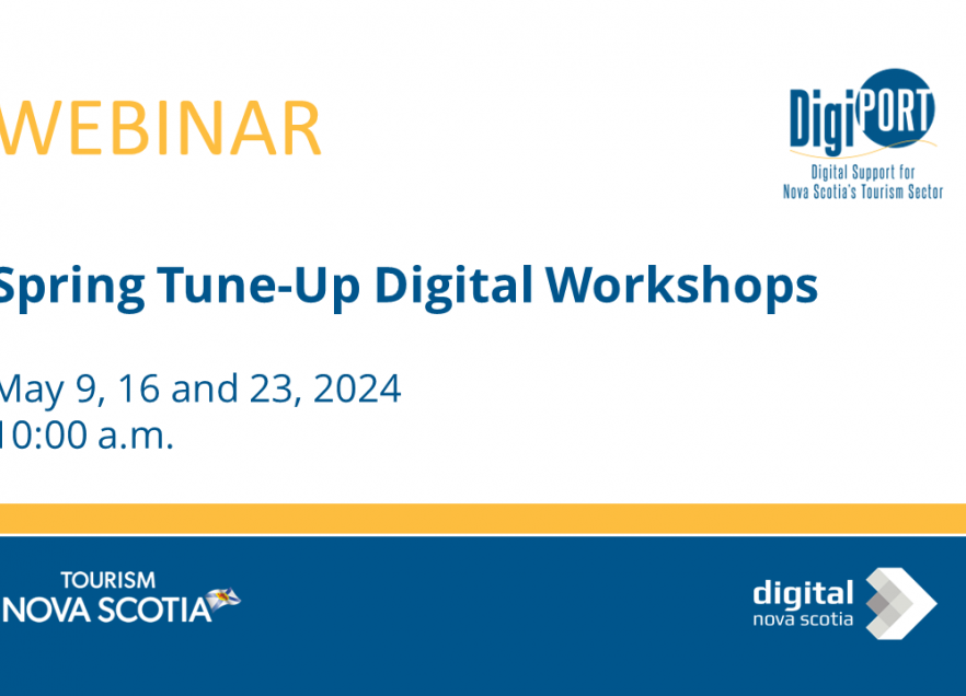 Webinar Graphic indicating Spring Tune-Up Digital Workshops for May 2024 