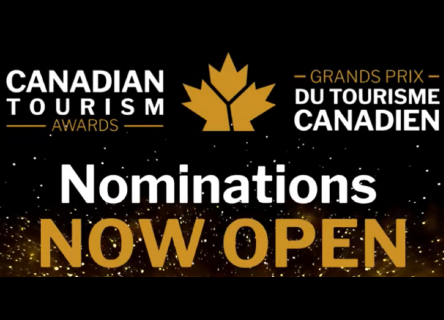 Graphic with logo for the Canadian Tourism Awards