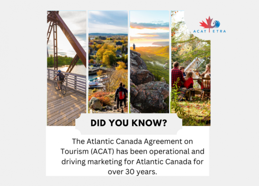 A slide with a photo of each of the provinces that make up the ACAT.