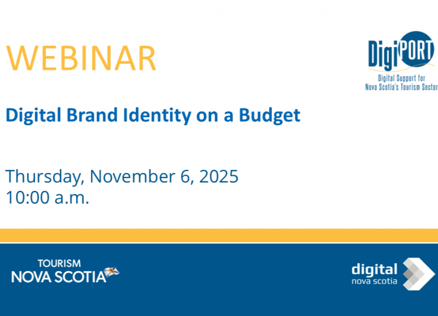 Webinar graphic for Digital Branding Identity on a Budget.