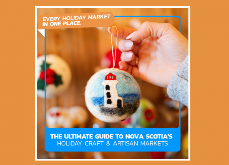 A Meta ad for the Pre-Holiday Christmas Campaign for Tourism Nova Scotia.