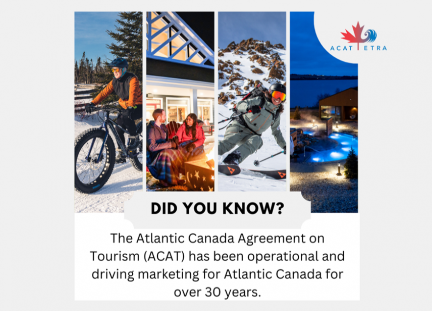 ACAT slide with winter images from Atlantic Provinces and the ACAT logo. 