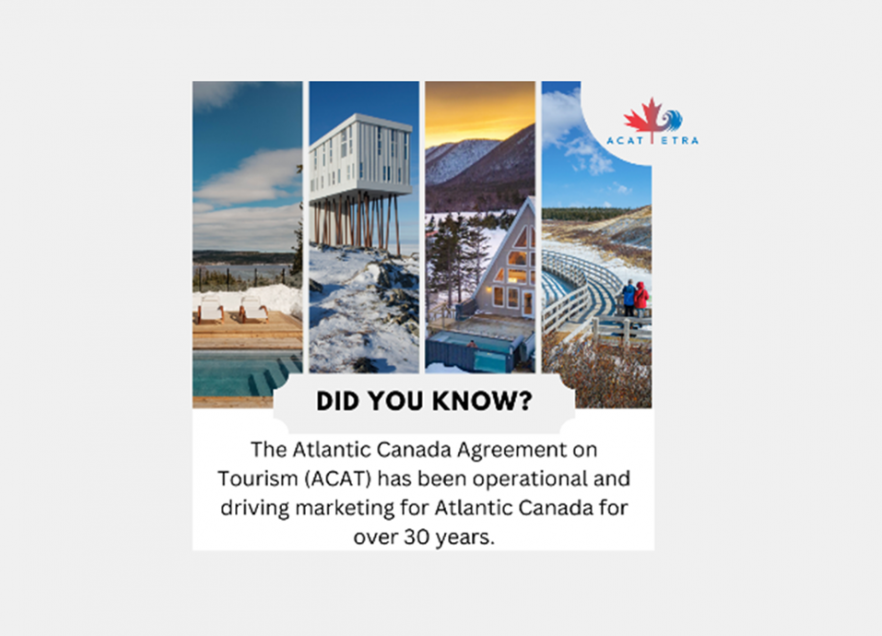 ACAT slide with images from Atlantic Provinces and the ACAT logo. 
