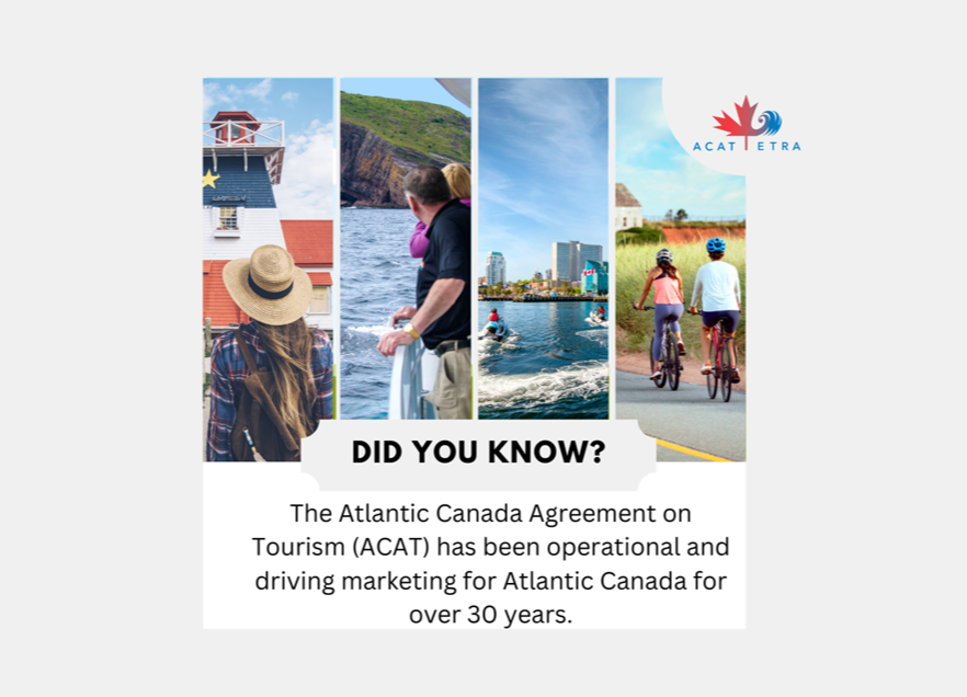 ACAT slide with images from Atlantic Provinces and the ACAT logo. 