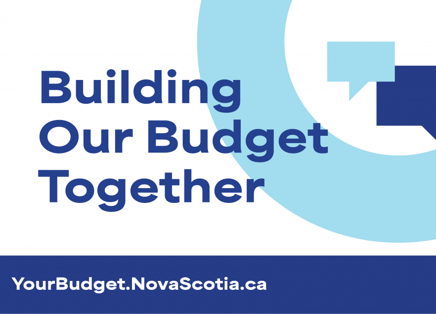 Building Our Budget Together graphic. 