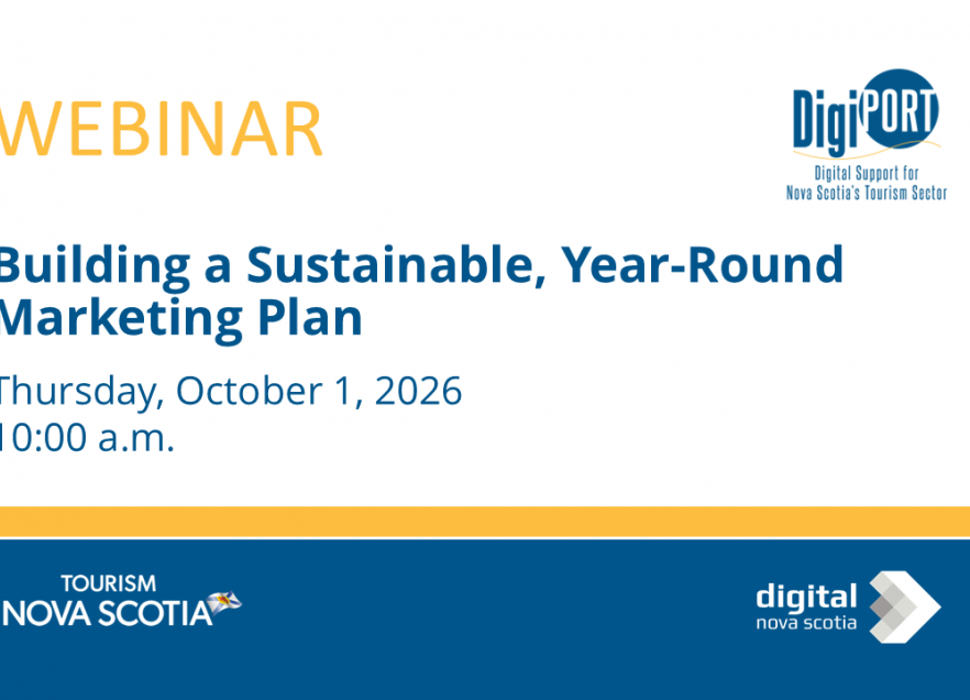 Graphic with text indicating webinar offering. 