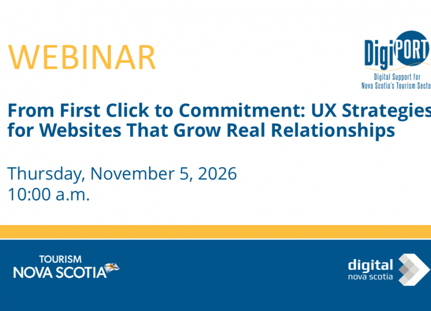 Webinar Graphic indicating an event on November 5,2026 for learning about digital advertising. 