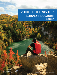 A person overlooks a quarry filled with water. 