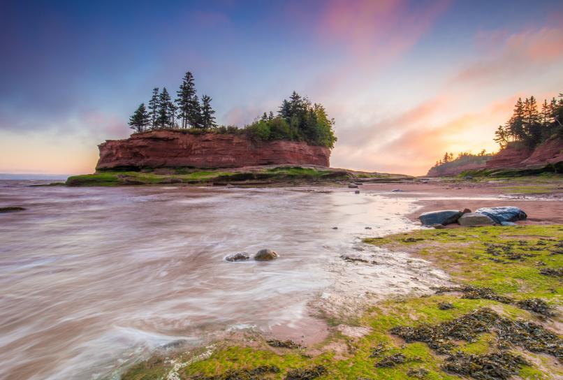 Tide coming in at Burntcoat Head Park.